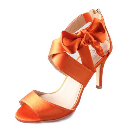 burnt orange sandals for wedding.